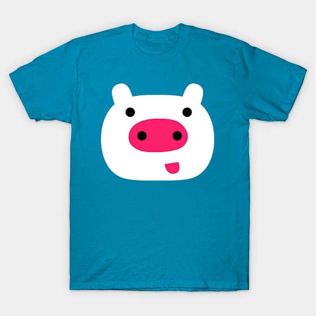 Pig face character expression T-Shirt by simonox